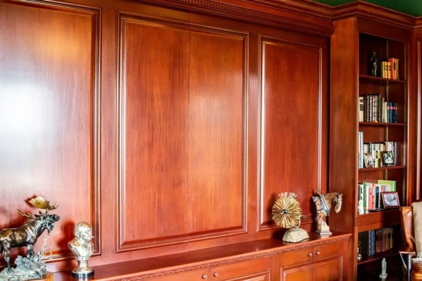 Luxury home: study TV cabinet, closed