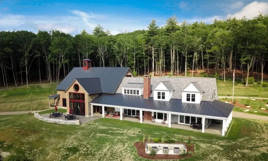 Luxury home: front exterior