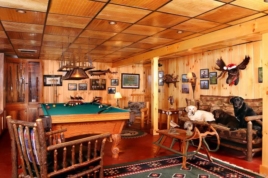 Crown Point project photo: game room 2