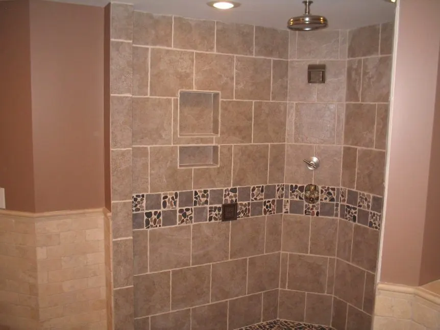 Crown Point project photo: tiled shower