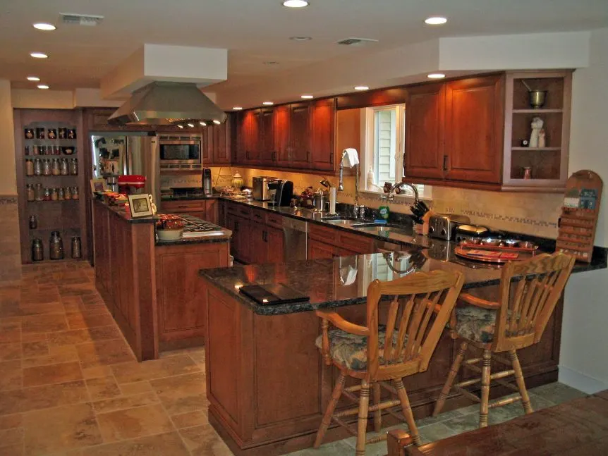 Crown Point project photo: wooden kitchen